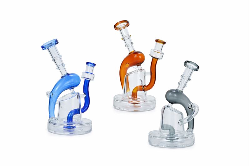 Colorful Glass Recycles Dab Rigs